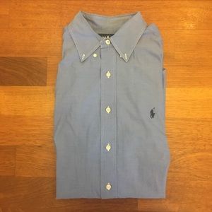 Classic blue Ralph Lauren. Size 16.5, 34/35.